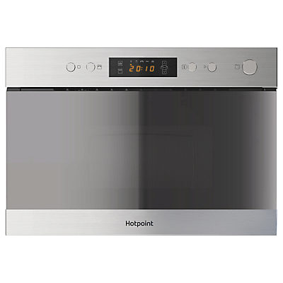 Hotpoint MN314IXH Built-in Microwave with Grill, Stainless Steel